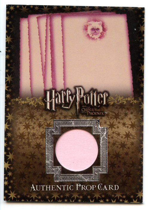 Harry Potter Order Phoenix Update Stationary Prop Card P6 HP #295/450   - TvMovieCards.com