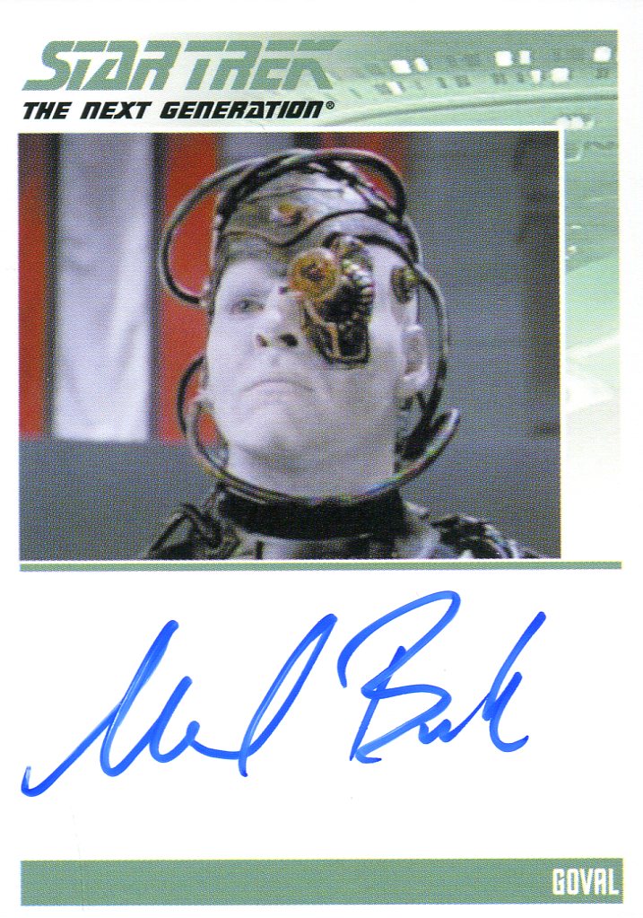 Star Trek TNG Heroes & Villains Michael Reilly Burke Autograph Card   - TvMovieCards.com