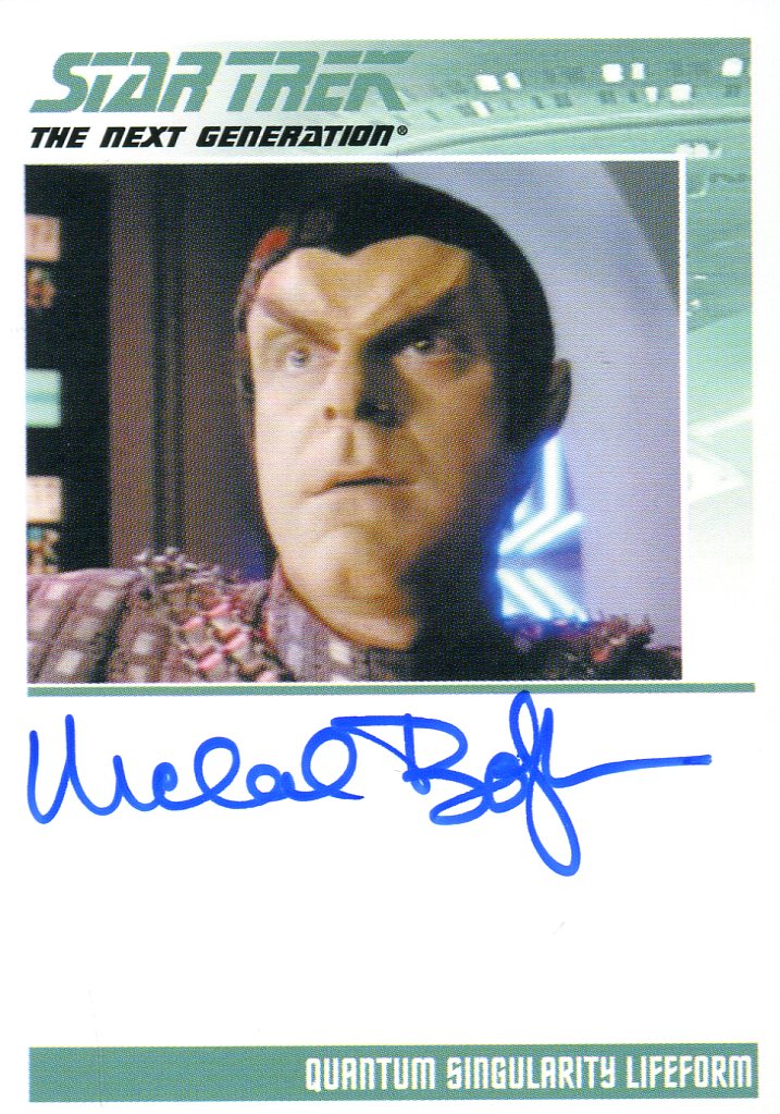 Star Trek TNG Heroes & Villains Michael Bofshever Autograph Card   - TvMovieCards.com