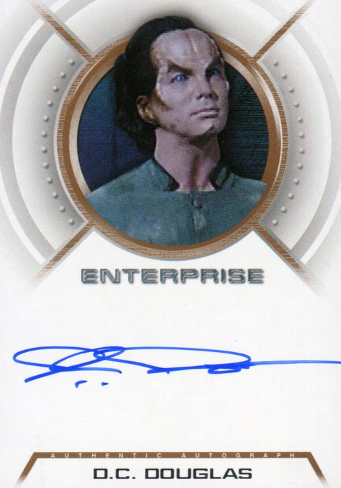 Star Trek Enterprise Season Two 2 Autograph Card D.C. Douglas Zepht A9   - TvMovieCards.com