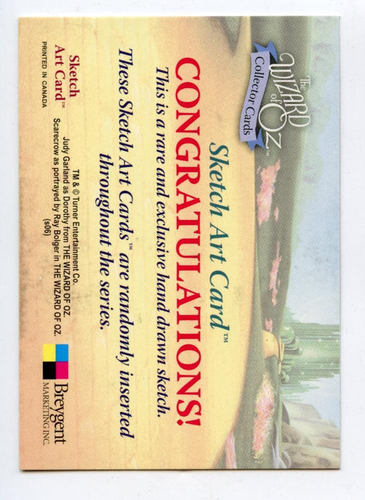 Wizard of Oz Sketch Card by Brent Engstrom - The Guard   - TvMovieCards.com