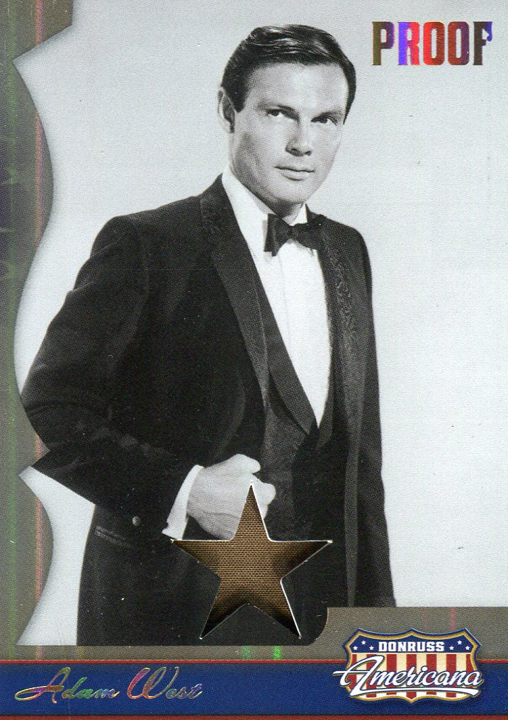 Americana Adam West Limited Edition Proof Costume Card #80 02/10   - TvMovieCards.com
