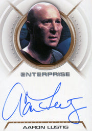 Star Trek Enterprise Season Two 2 Autograph Card Aaron Lustig Guri A21   - TvMovieCards.com