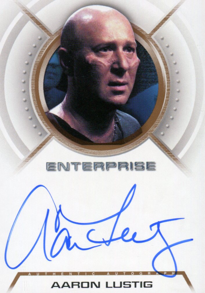 Star Trek Enterprise Season Two 2 Autograph Card Aaron Lustig Guri A21   - TvMovieCards.com