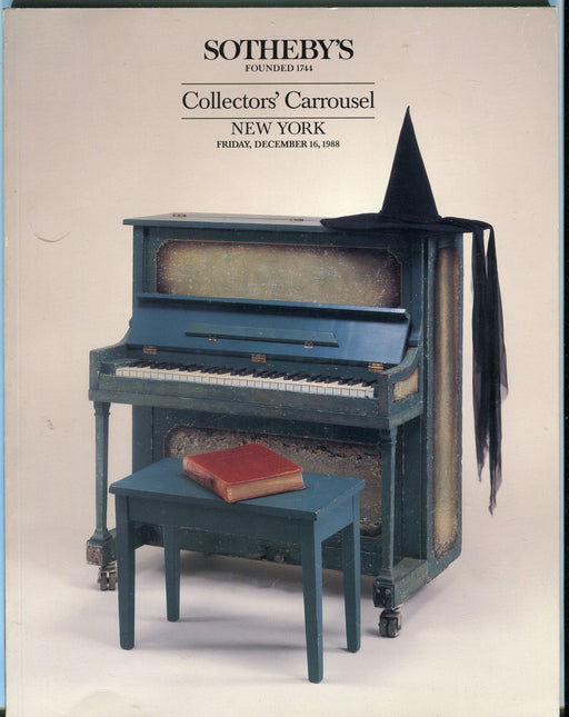 Sothebys Auction Catalog Dec 16 1988 Collectors' Carrousel   - TvMovieCards.com