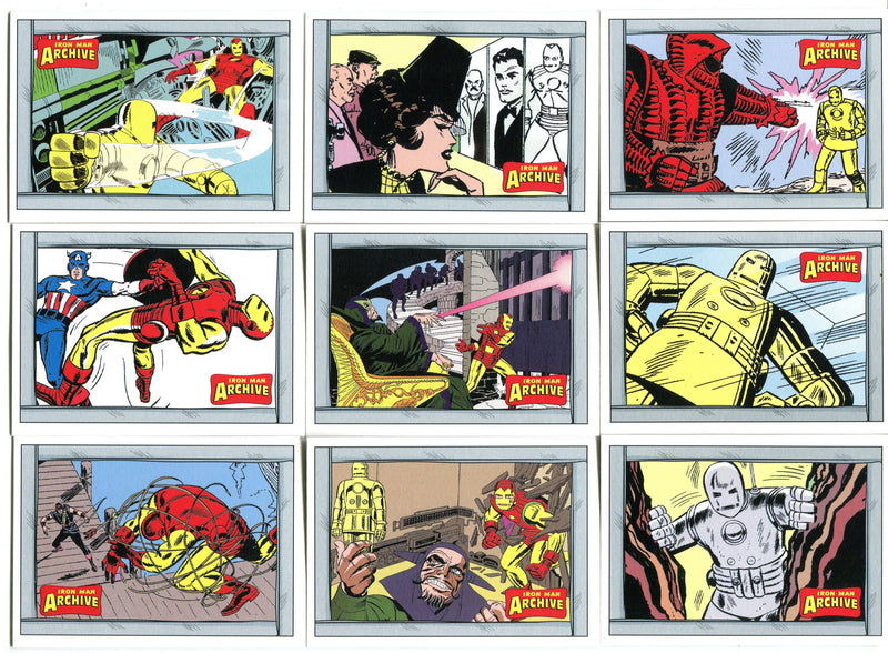 2008 Iron Man Movie - Archives (Tales of Suspense) AR1-AR9 Chase Card Set   - TvMovieCards.com
