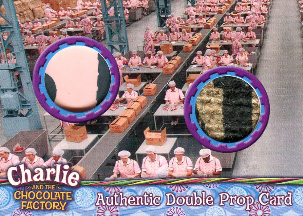 Charlie & Chocolate Factory Salt's Nut Factory Double Prop Card #279/324   - TvMovieCards.com