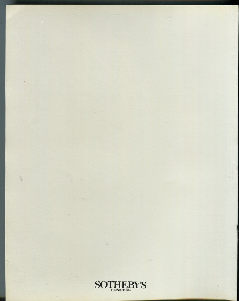 Sothebys Auction Catalog November 30 1988 Impressionist Modern Drawings   - TvMovieCards.com