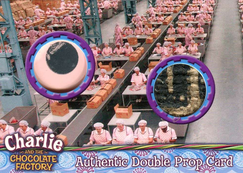 Charlie & Chocolate Factory Salt's Nut Factory Double Prop Card #212/324   - TvMovieCards.com