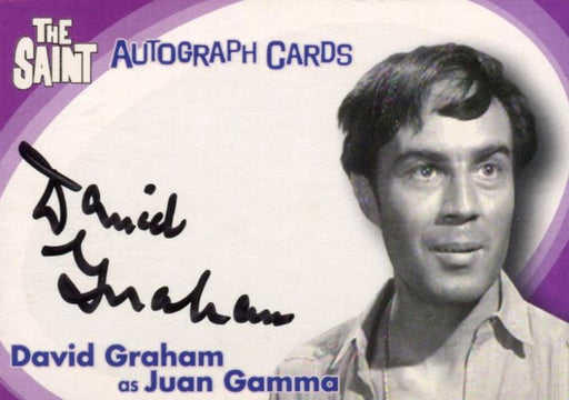 Saint The Very Best of The Saint David Graham Autograph Card SA15   - TvMovieCards.com
