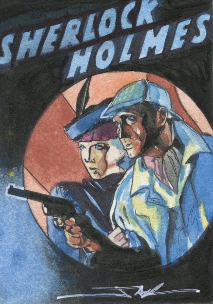 Classic Vintage Movie Posters 2 Autograph Sketch Card Jim Kyle Breygent   - TvMovieCards.com