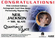 James Bond 2009 Archives Neil Jackson Autograph Card A122   - TvMovieCards.com