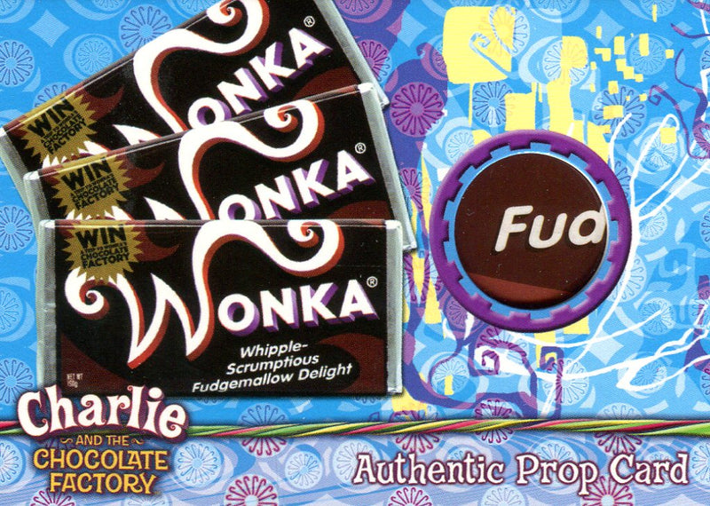 Charlie & Chocolate Factory Whipple-Scrumptious Candy Wrapper Prop Card #161/190   - TvMovieCards.com