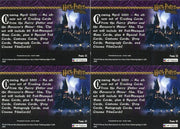 Harry Potter and the Sorcerer's Stone Red Foil Promo Card Set 4 Cards   - TvMovieCards.com