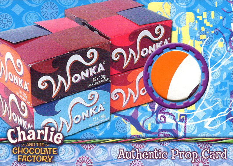 Charlie & Chocolate Factory Wonka Display Box Prop Card #128/290   - TvMovieCards.com