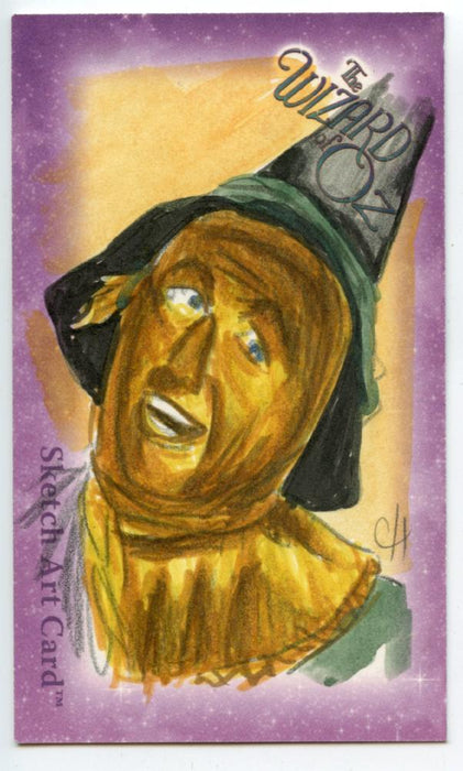 Wizard of Oz (3" x 5") Autograph Sketch Card Chris Henderson Tin Man   - TvMovieCards.com