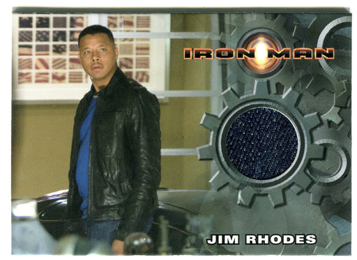 2008 Iron Man Movie Terrence Howard as Jim Rhodes (Jeans) Costume Trading Card   - TvMovieCards.com