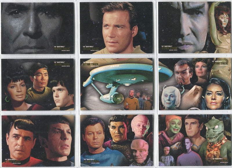 Star Trek TOS Quotable SPACE THE FINAL FRONTIER Chase Card Set (ST1-ST9)   - TvMovieCards.com