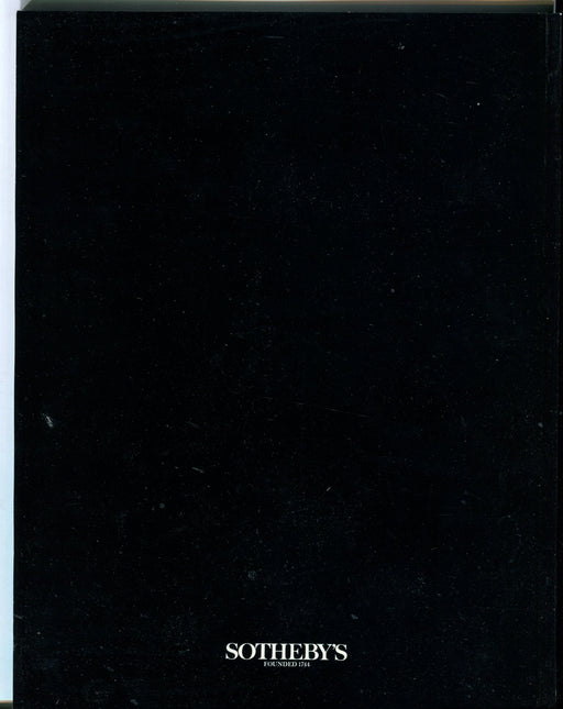 Sothebys Auction Catalog October 20 1988 Post War and Contemporary Art   - TvMovieCards.com