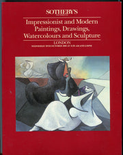 Sothebys Auction Catalog October 19 1988 Impressionist and Modern Paintings   - TvMovieCards.com