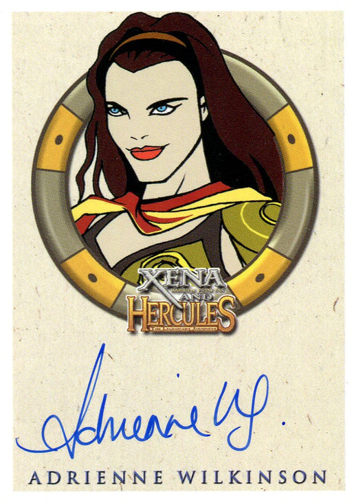 Xena & Hercules Animated Adventures Adrienne Wilkinson as Livia Autograph Card   - TvMovieCards.com