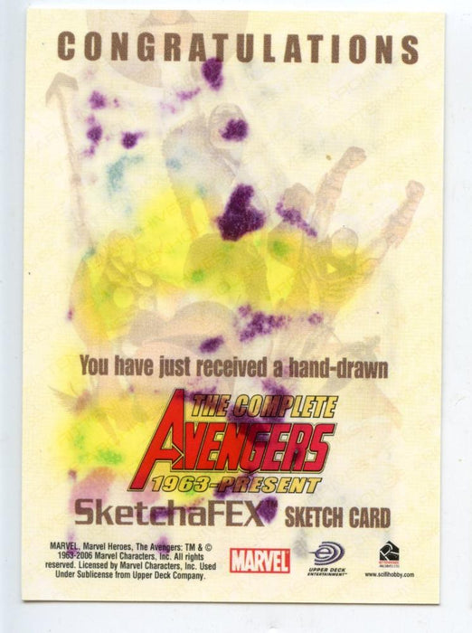 Avengers Complete Autograph Sketch Card by Jim Kyle She-hulk   - TvMovieCards.com