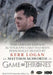 Game of Thrones Season 4 Kerr Logan as Matthos Seaworth Autograph Card   - TvMovieCards.com