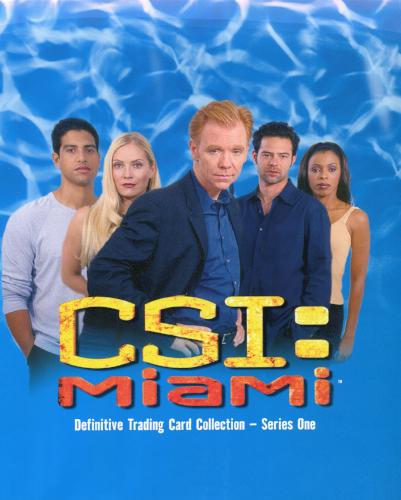 CSI Miami Series One Card Album with Christian de la Fuente Autograph Card MI-A1   - TvMovieCards.com
