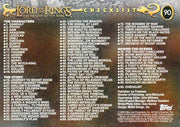 Lord of the Rings Return of King Base Card Set 90 Cards   - TvMovieCards.com