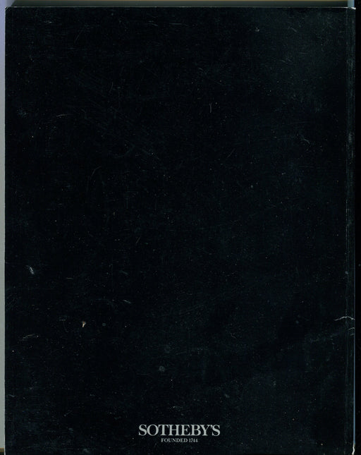 Sothebys Auction Catalog October 1 1988 French & Continental Furniture   - TvMovieCards.com