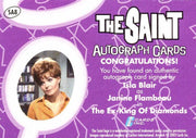 Saint The Very Best of The Saint Isla Blair Autograph Card SA8   - TvMovieCards.com
