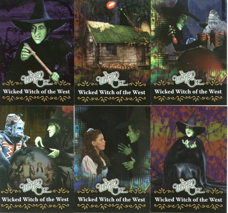 Wizard of Oz Wicked Words Foil Chase Card Set WW1- WW6 Breygent   - TvMovieCards.com