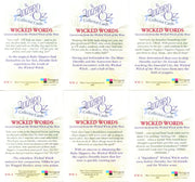Wizard of Oz Wicked Words Foil Chase Card Set WW1- WW6 Breygent   - TvMovieCards.com