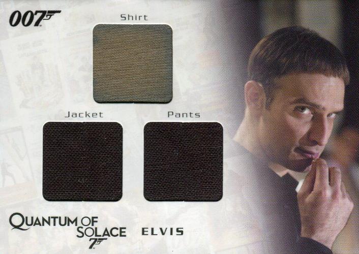 James Bond 2009 Archives Triple Relic Card QC16 #102/675   - TvMovieCards.com