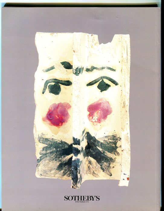 Sothebys Auction Catalog October 26, 1989 Ceramics & Glass 20th Century Artists   - TvMovieCards.com