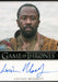 Game of Thrones Season 4 Lucian Msamati as Salladhor Saan Autograph Card   - TvMovieCards.com
