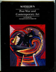 Sothebys Auction Catalog October 26, 1989 Post War & Contemporary Art   - TvMovieCards.com