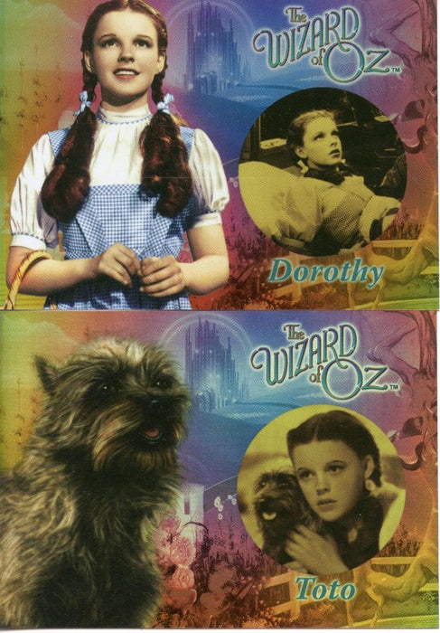 Wizard of Oz - Breygent Before + After Cards B&A1 B&A2 Chase Card Set 2 Cards   - TvMovieCards.com