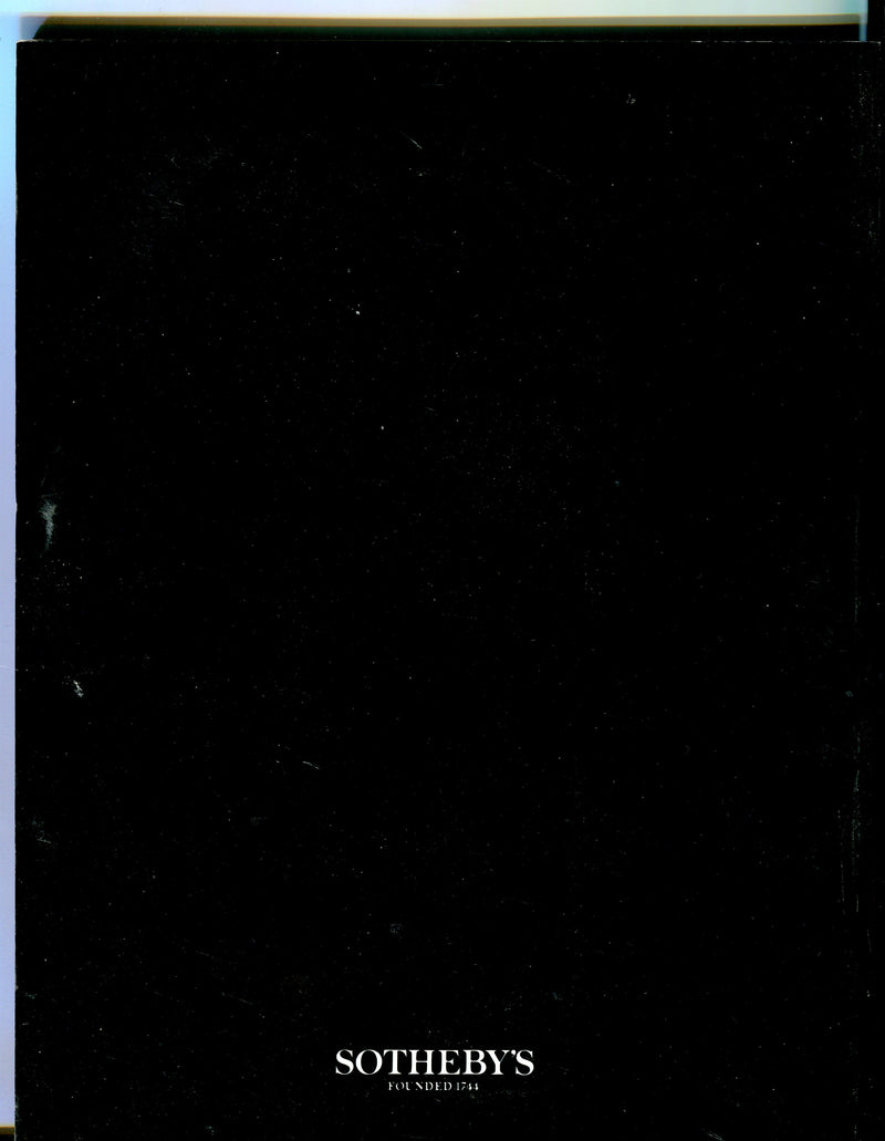 Sothebys Auction Catalog October 26, 1989 Post War & Contemporary Art   - TvMovieCards.com