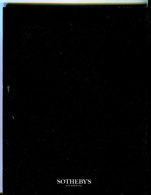 Sothebys Auction Catalog October 26, 1989 Post War & Contemporary Art   - TvMovieCards.com