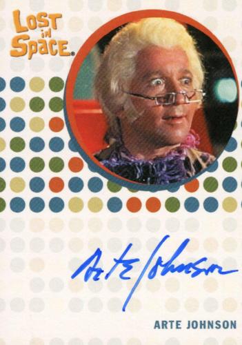 Lost in Space Complete Arte Johnson as Fedor Autograph Card   - TvMovieCards.com