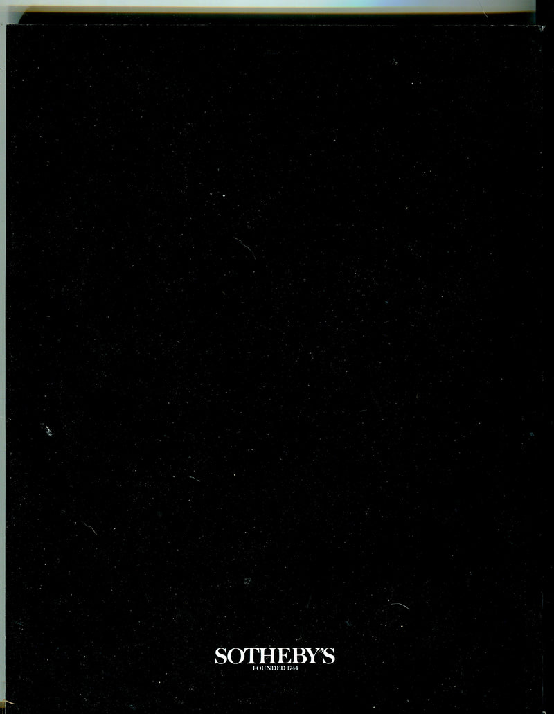 Sothebys Auction Catalog June 29th, 1989 Post War and Contemporary Art   - TvMovieCards.com