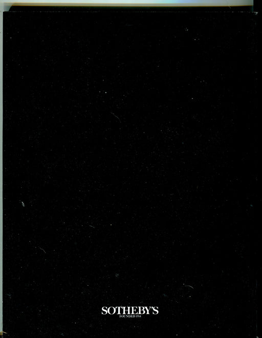 Sothebys Auction Catalog June 29th, 1989 Post War and Contemporary Art   - TvMovieCards.com