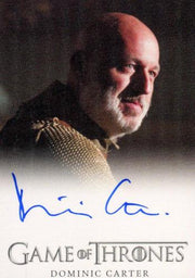 Game of Thrones Season 4 Dominic Carter as Janos Slynt Autograph Card   - TvMovieCards.com