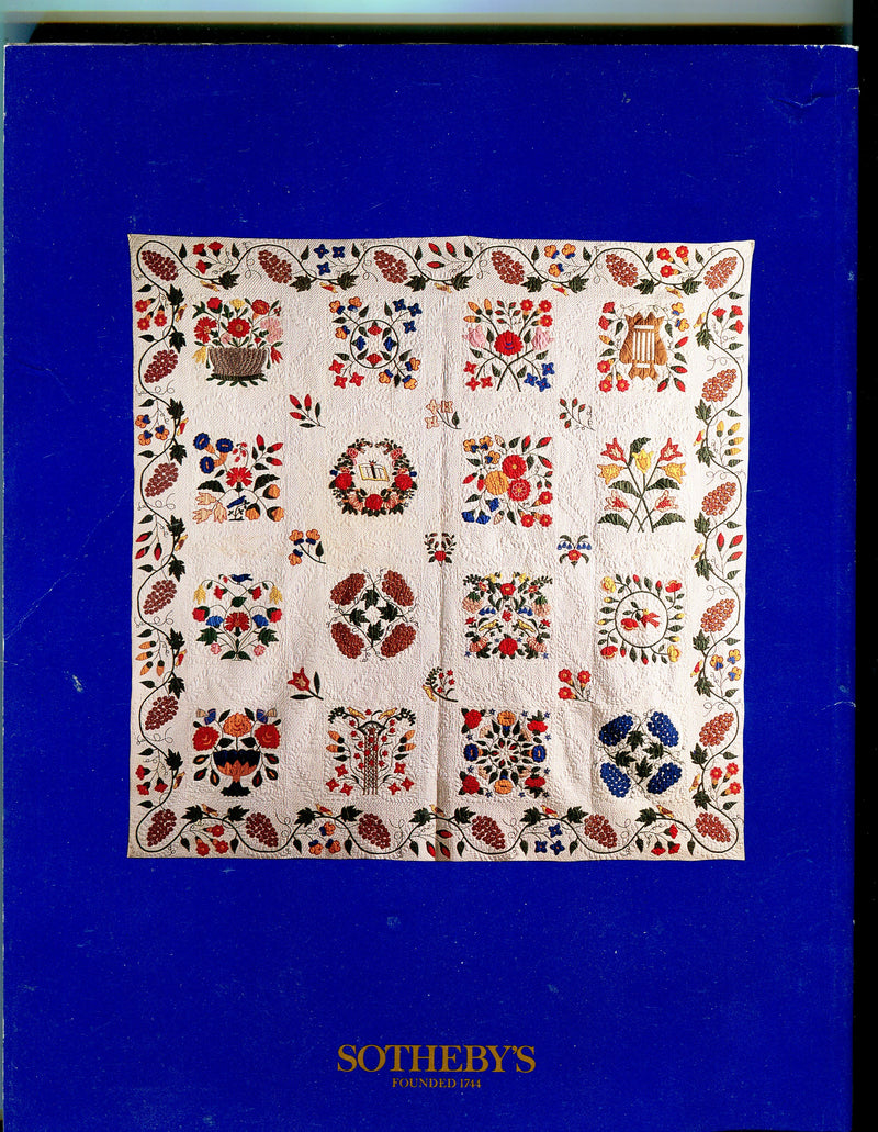 Sothebys Auction Catalog June 21, 1989 Fine American Furniture, Folk Art   - TvMovieCards.com