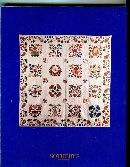 Sothebys Auction Catalog June 21, 1989 Fine American Furniture, Folk Art   - TvMovieCards.com