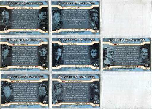 Star Trek Deep Space Nine DS9 Complete Alternate Realities Chase Card Set AR1-7   - TvMovieCards.com