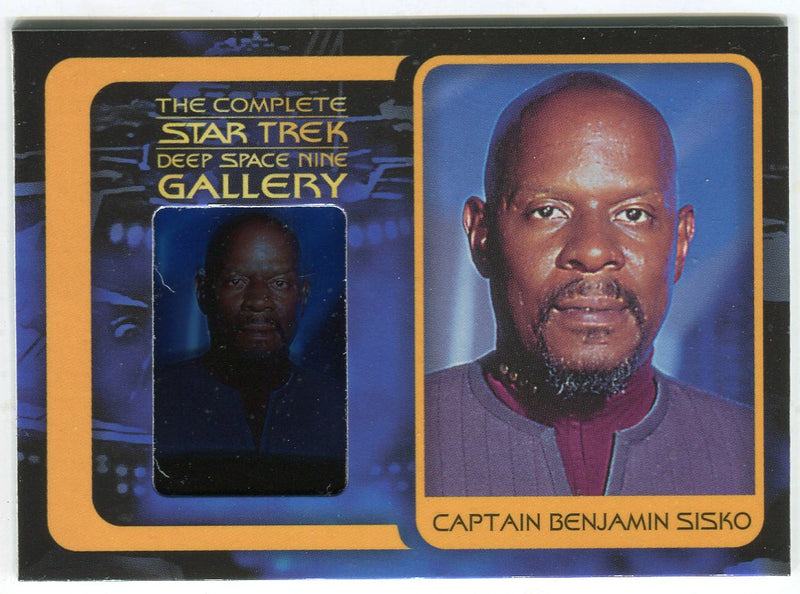 Star Trek Complete Deep Space Nine DS9 Gallery G1 Chase Card Cpt. Benjamin Sisko   - TvMovieCards.com
