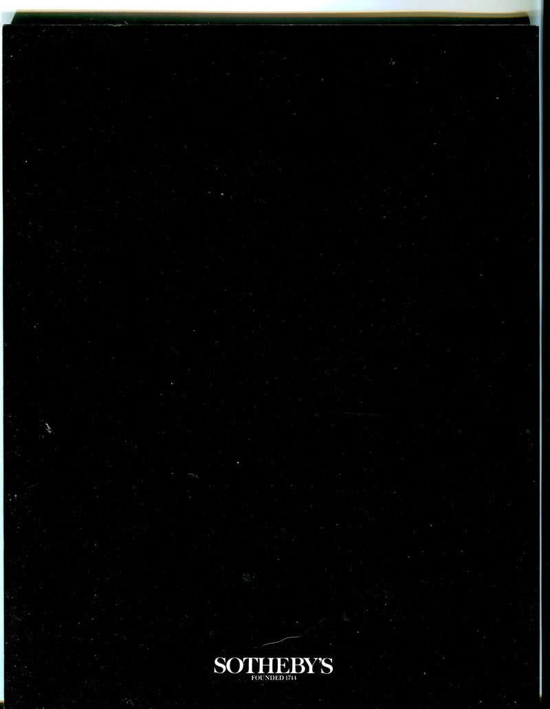 Sothebys Auction Catalog May 25 1989 Post War & Contemporary Art   - TvMovieCards.com