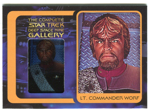 Star Trek Complete Deep Space Nine DS9 Gallery Chase Card G3 Lt Commander Worf   - TvMovieCards.com